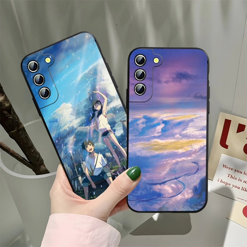 Чехол для телефона Weathering With You Samsung Galaxy S23 S22 S24 S25 S21 Ultra Fe Plus A16 A34 A54 A24 A52 A53 M54 Cover