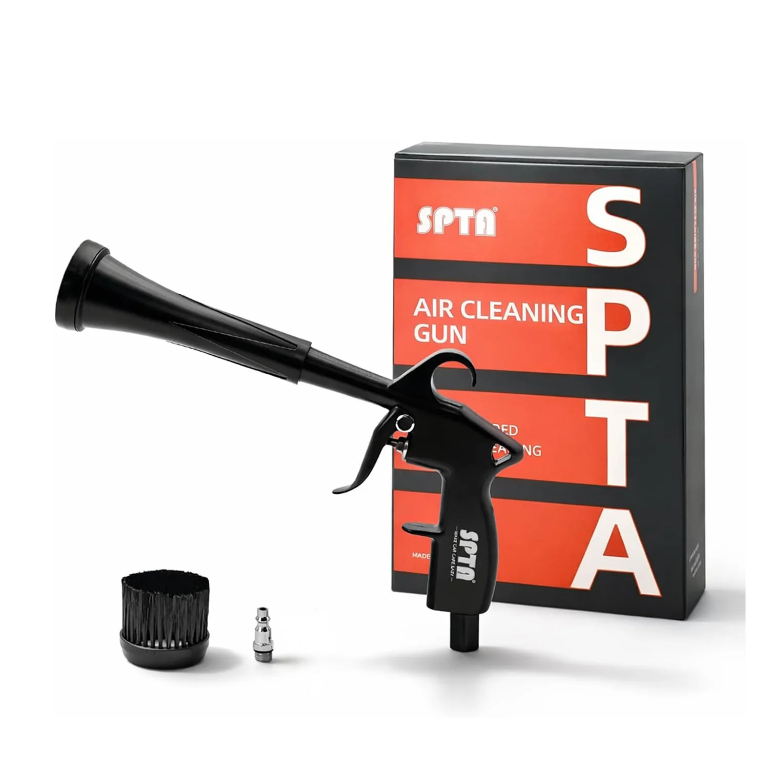 Фото Пистолет для чистки автомобилей SPTA с насадкой-трубой, высоконапорный фен-вихрь для быстрой очистки от грязи №1