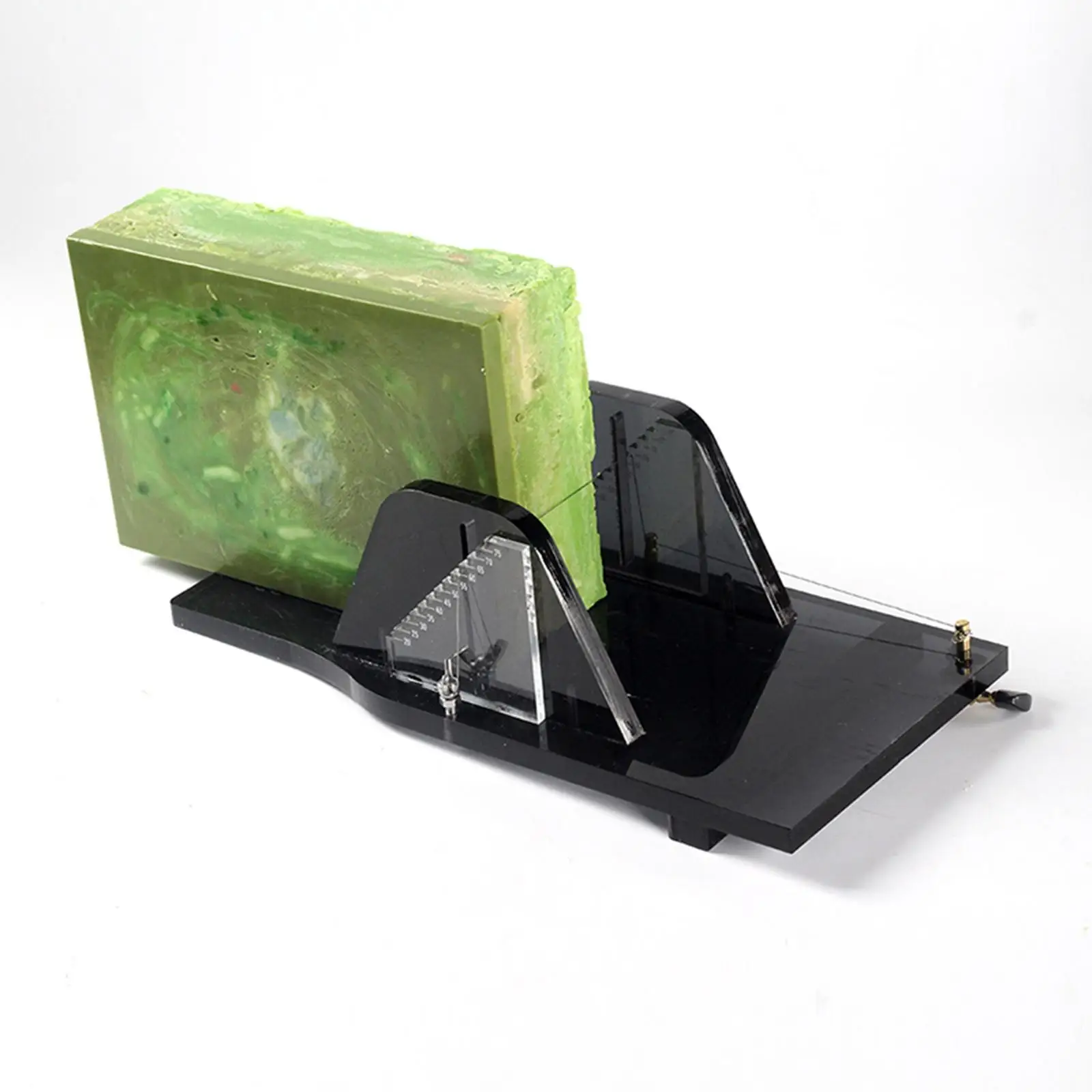 

Acrylic Adjustable Soap Cutter Slicer with Wire Straight Planer Handmade Art Hand Tools for Candle Making Soap Making Trimming