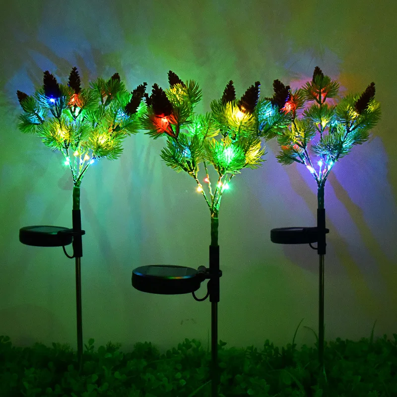 

Solar Pine Cone Tree Light