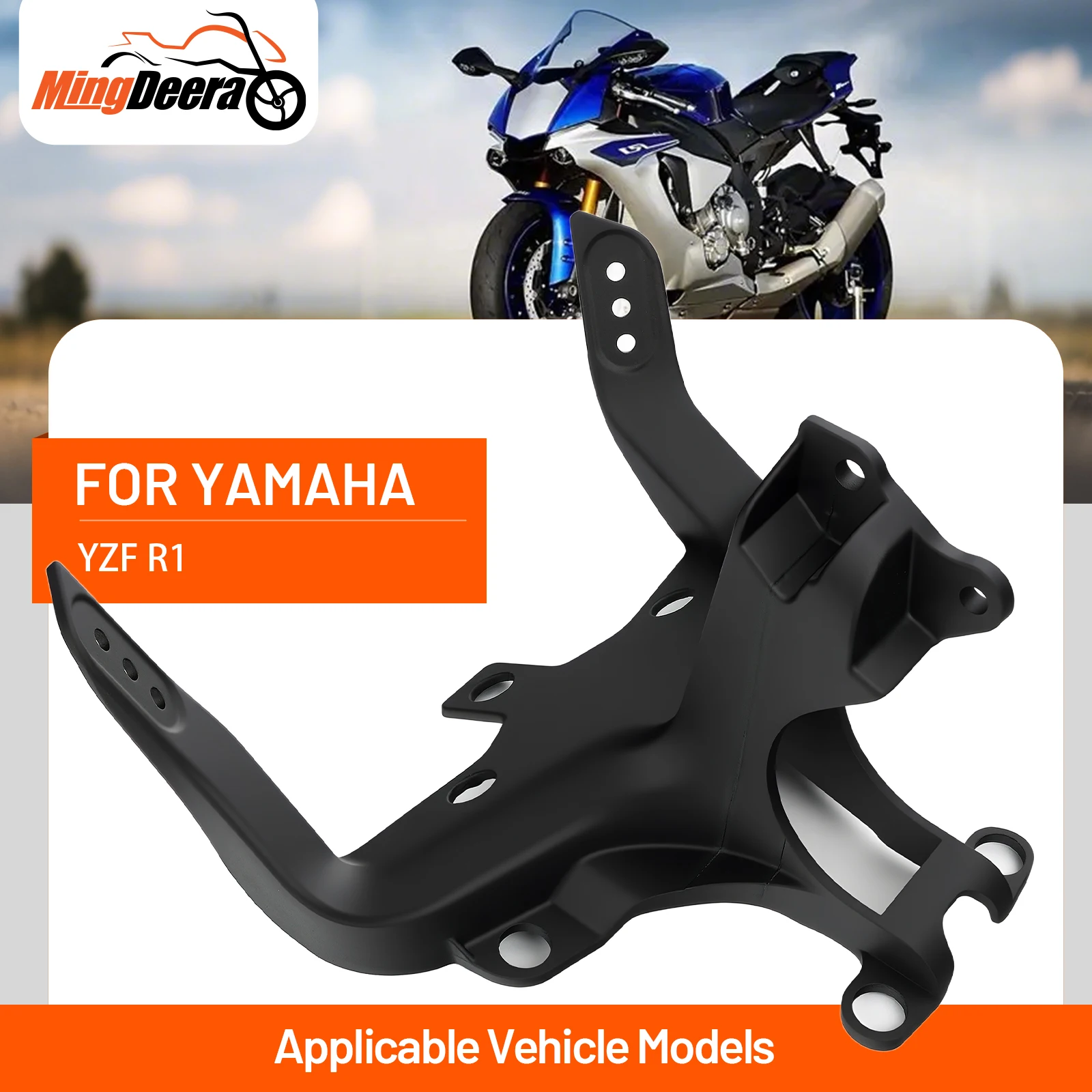 Фото Для Yamaha YZR-R1 2009-2014 кронштейн для фар мотоцикла, кронштейн для обтекателя линзы фар мотоцикла, аксессуары для кронштейна для мотоцикла №1