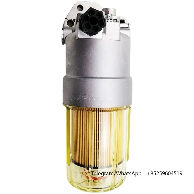 Для Sany Sy65/75/135/215-8-9 сепаратор масла и воды в сборе дизельный фильтр запчасти для