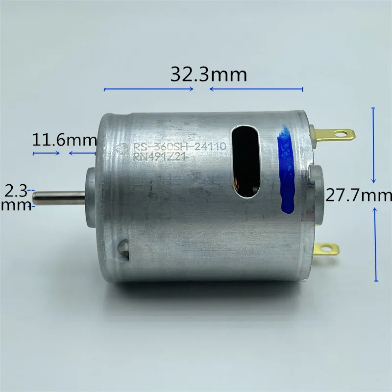 

MABUCHI RS-360SH-24110 Motor DC 6V 9V 12V 17000RPM High Speed Large Torque Eelctric DC Motor 2.3mm Shaft For RC Toy Car Boat