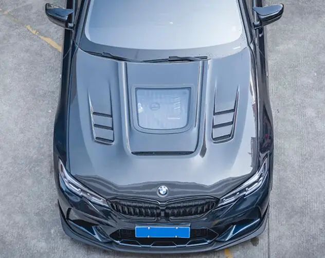 Капот из настоящего углеродного волокна для Land Rover Defender 110 90 2020 2021 2022 2023 Передняя