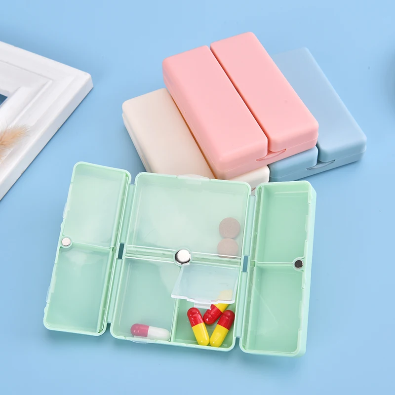 

Складной дорожный контейнер для таблеток, 7 дней на неделю, 4 цвета