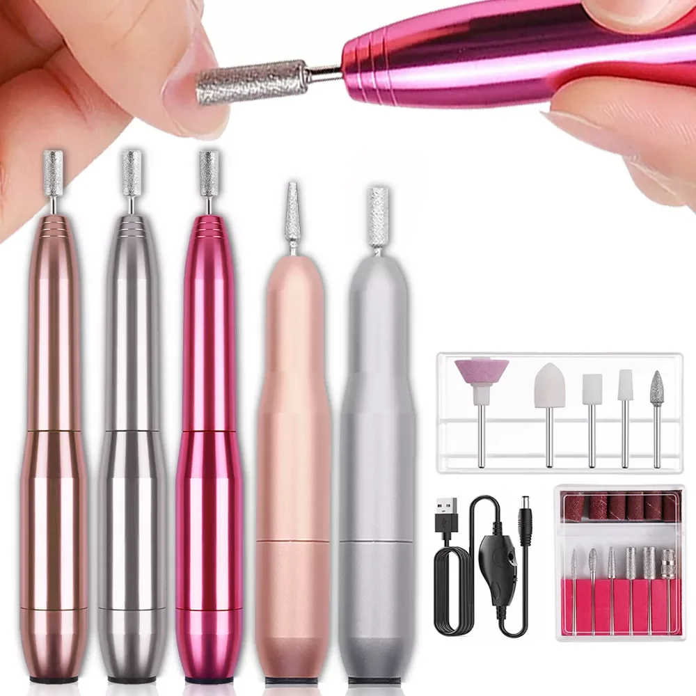 

2022New Nail Drill Machine 20000 RPM Manicure Machine Set Professional Nail File Bits Mill Cutter For Manicure Pedicure Tools