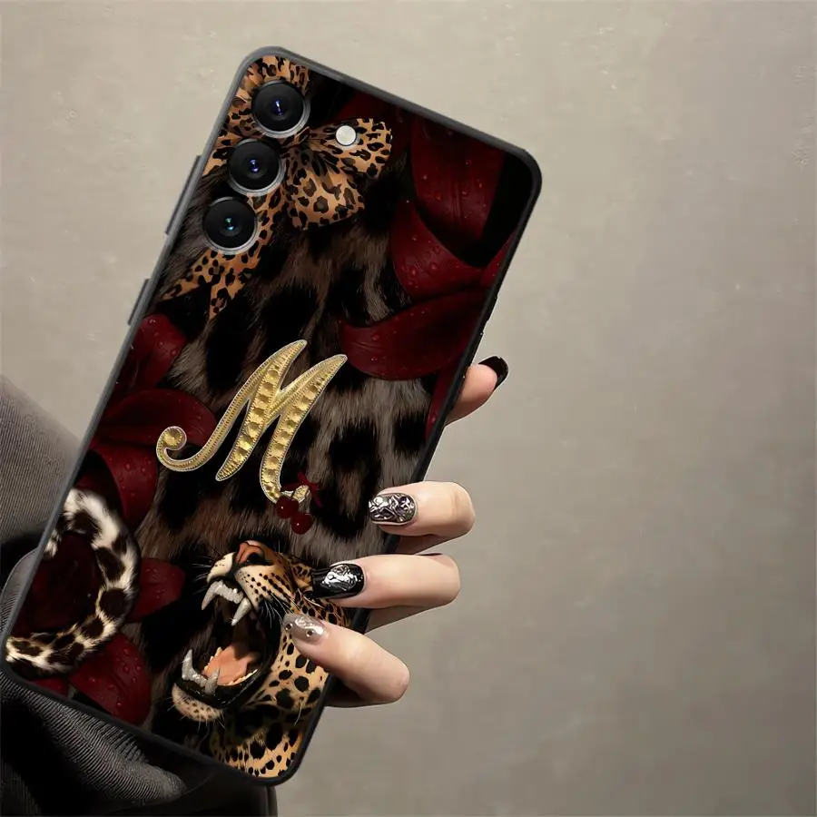 Чехол для телефона Samsung Galaxy A52 A36 A57 A15 A25 A16 A53 A17 A23 A06 A73 A55 A37 A70 A50 A13 A41 A12 с принтом гепардалеопарда M K (art.: 3920d9dbd57e1) - 3920d9dbd57e1