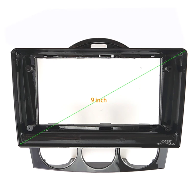 

9-дюймовая аудиорамка, панель радиоприемника подходит для 2003-2008 MAZDA RX-8, устанавливается, Facia, панель адаптера, облицовочная панель