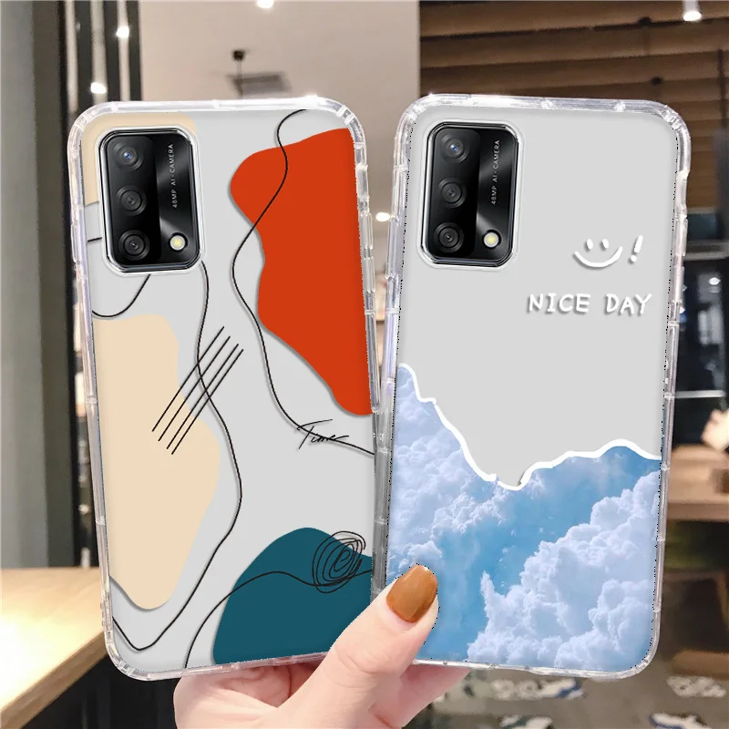 

Cloud Case For OPPO A74 5G Case Silicon Cover OPPO A72 A54 A94 A95 A93 A53S A53 A9 A5 A31 A93 A33 2020 A3S A54S A16 A15 A8 Funda