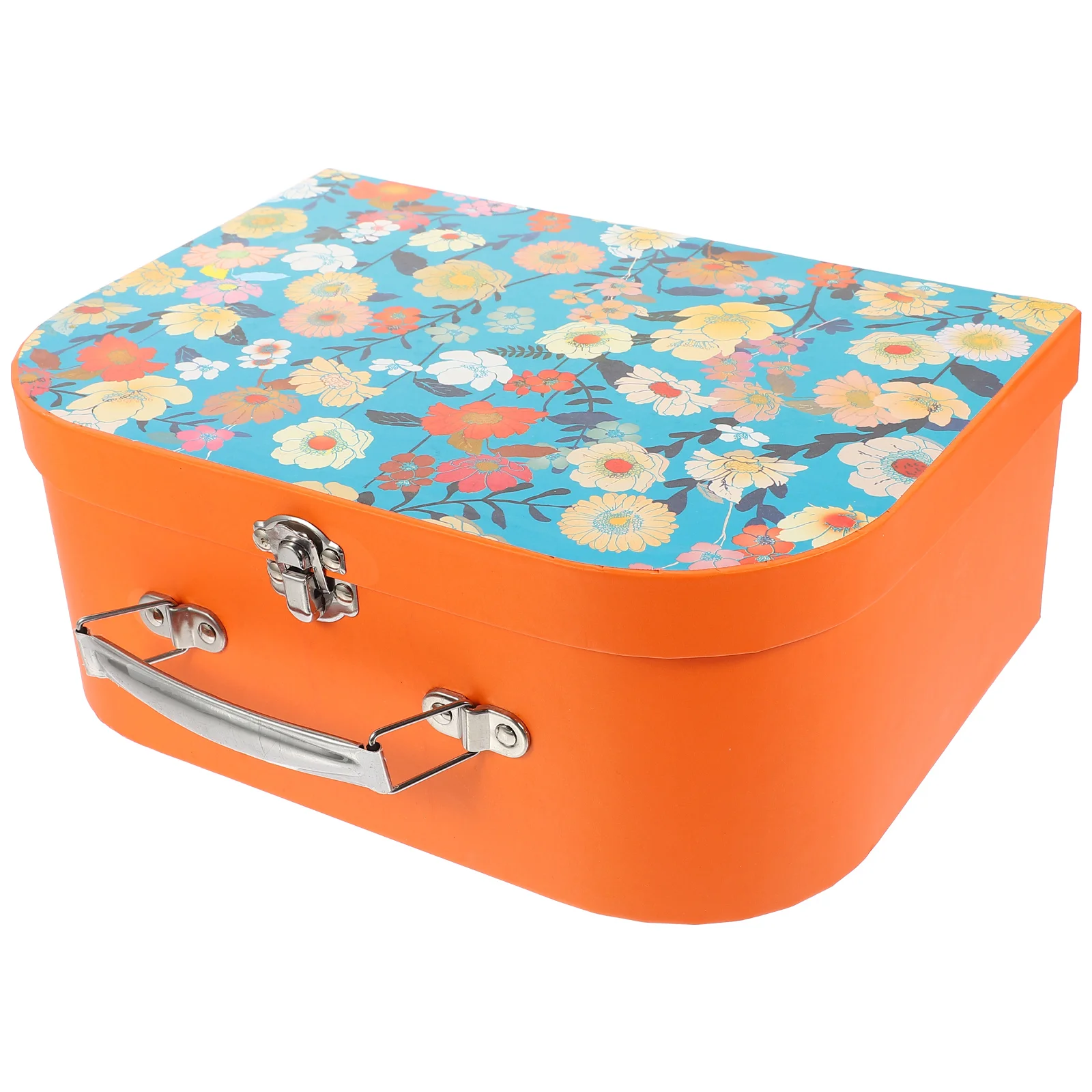 

Storage Boxes Suitcase Box Cardboard Gift Paperboard Suitcases Decorativetravel Organizer Mini Decor Wedding Lids Photo Portable