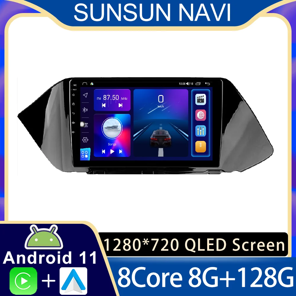 

Автомагнитола на Android 11 для Hyundai Sonata DN8 2019-2020, стерео, мультимедийный видеоплеер, навигация GPS, беспроводной Carplay RDS