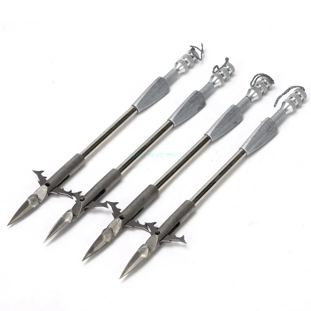 

3/5/10/20pcs Stainless Steel Broadheads Arrowhead Slingshot Catapult Dart Hunting Shooting Fishing Slingshot fishing arrows dart