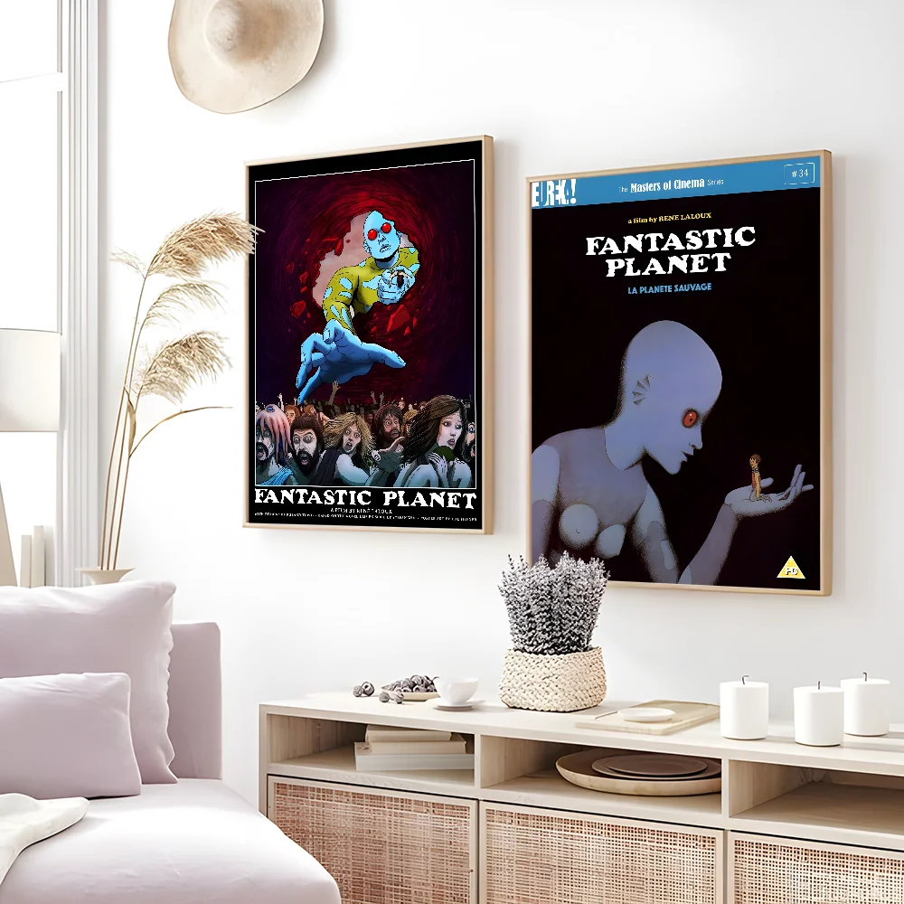 Фантастическая планета La planete sauvage плакат липкая настенная художественная печать