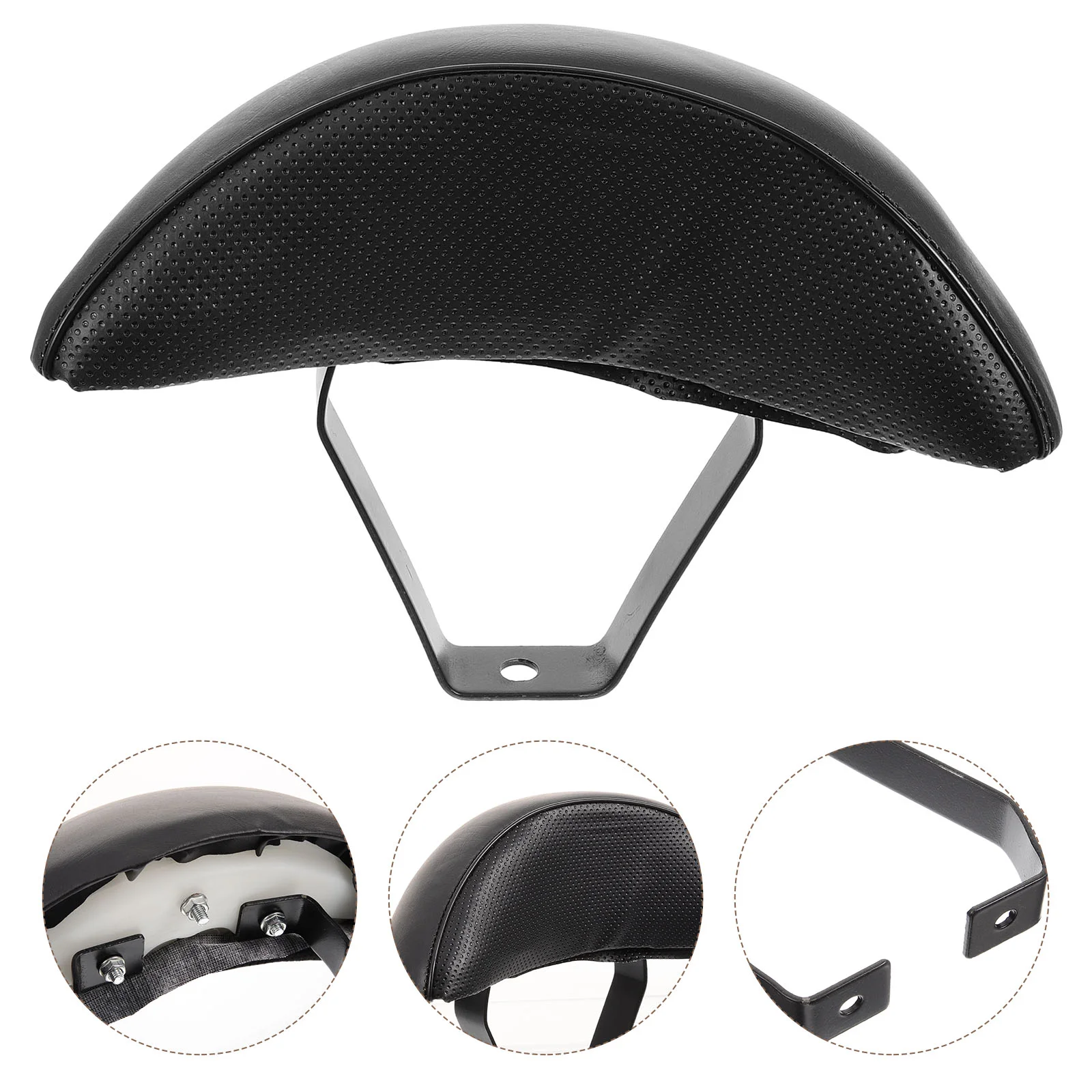 

Bike Accessories Rear Passenger Backrest Electric Motorcycle Iron Cushion Universal Bicycle