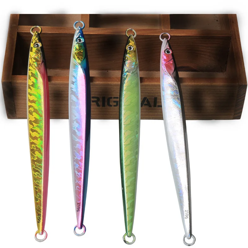 

19.8cm/160g Metal Jig Sea Fishing Spoon Lure Jigging Trout Saltwater Hard Bait Long Casting Deep Sea Bass Tuna