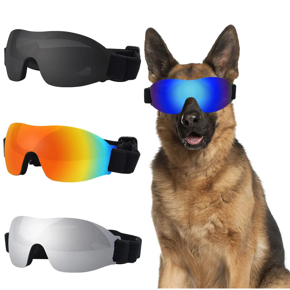 

Pet Supplies Dog Goggles Outdoor Travel Anti-Wind Snow Sand Anti-UV Glasses Fashion Colorful Anti-Drop Lens Sunglasses