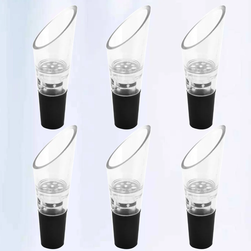 6 шт. автоматические наливки без расхода конические носики для бутылок с