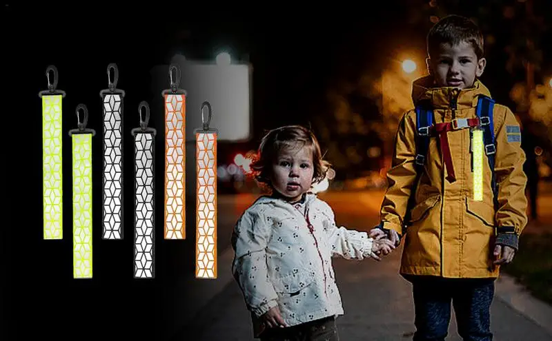 Светоотражающие брелки 15 см подвеска-отражатель высокой видимости маркер