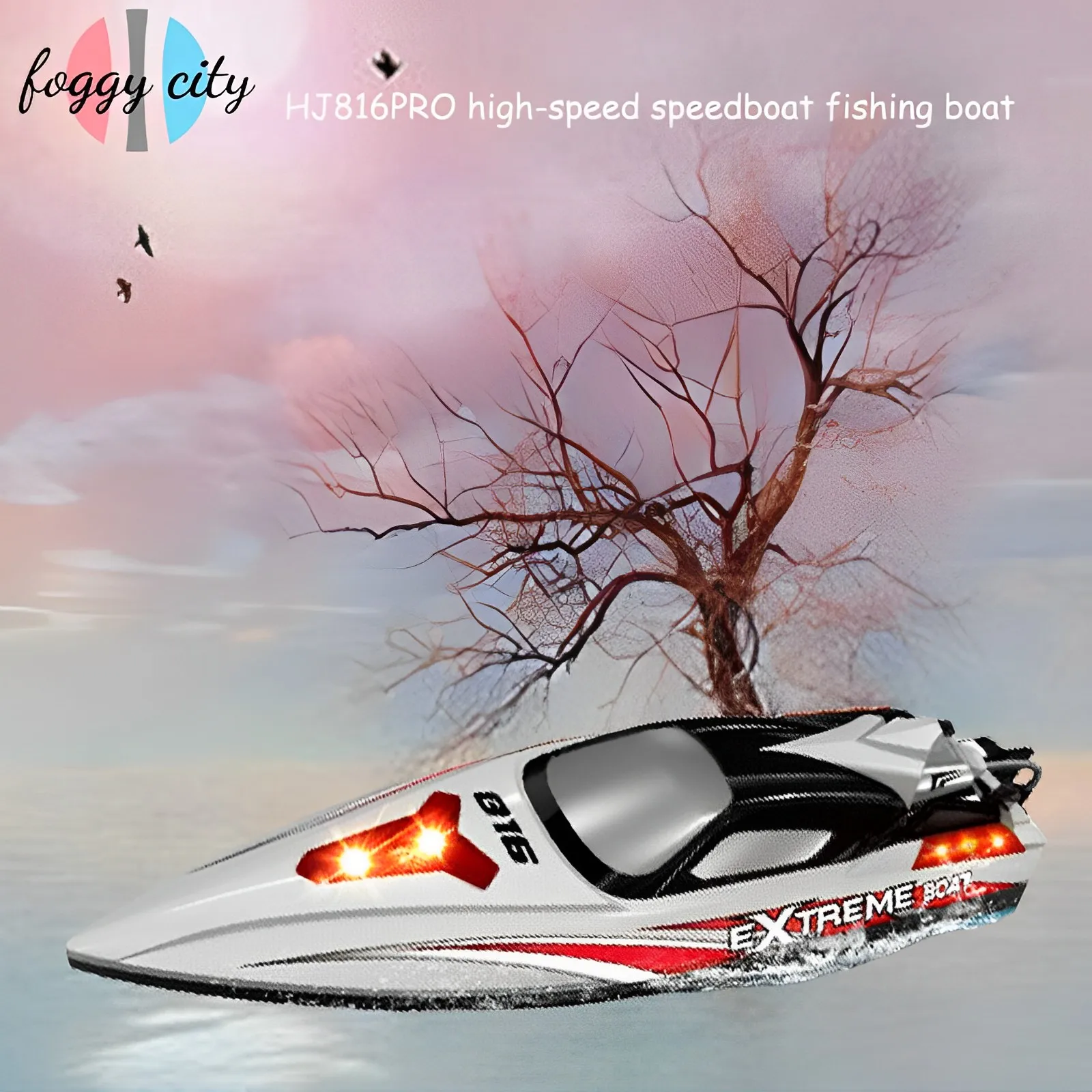 

Hj816pro Brushless Net Pulling Boat High Speed Boat Competition Boat Water Toy 2.4g Remote Control Boat Model Toy Gift