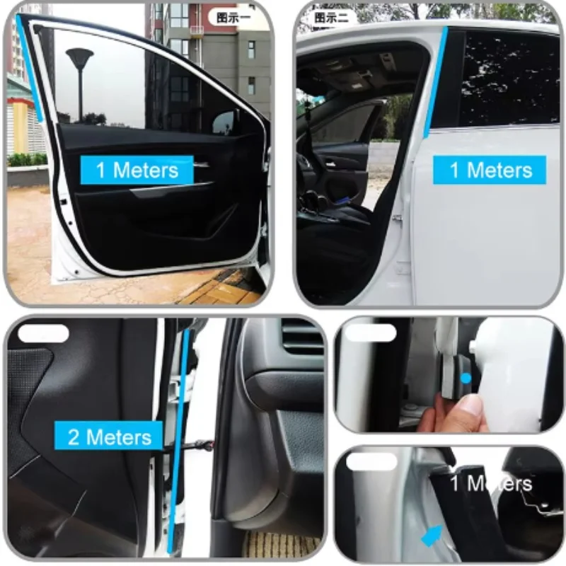 Универсальная 25 Мм Автомобильная Уплотнительная Лента Для Дверей Z-типа