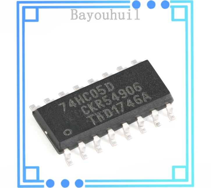 

10PCS Original Genuine Patch 74HC05D,118 SOIC-14 Six-way Inverter Patch Logic Chip