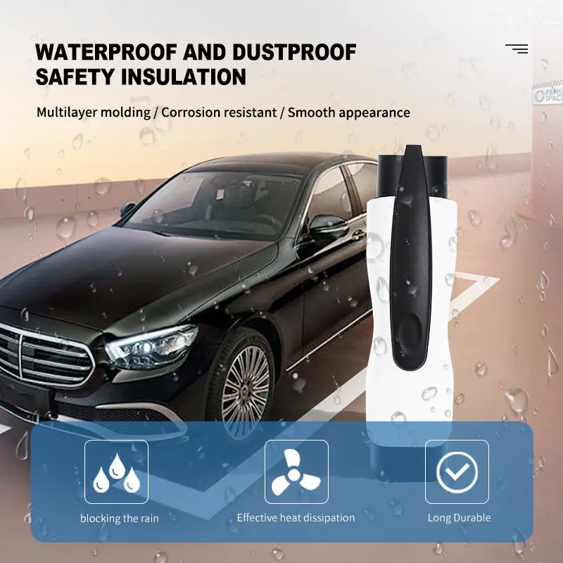 Tesla модель 3 Аксессуары 2023 Тип 2 на тип 1 адаптер для Европы в США электрические