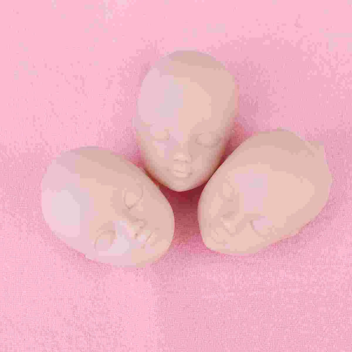 

Head Diy Makeup Parts Heads Toy Body Silicone Toys Mold Supplies Lol Craft Jointed3D Replacing Forrepainting Practicehair