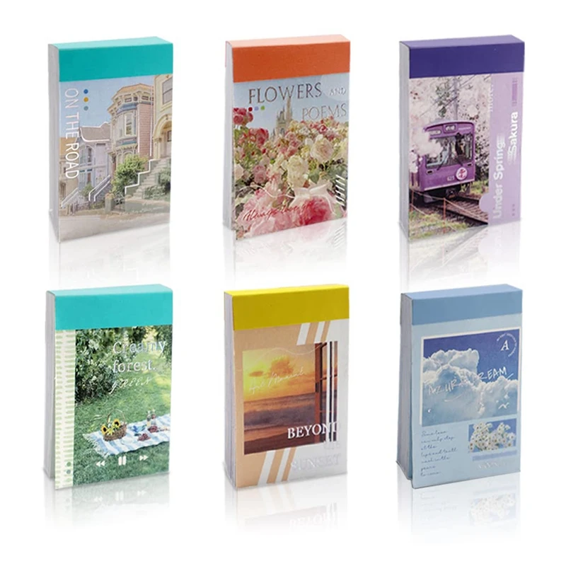 

300 Pcs Washi Stickers Set Vintage Plant Journal Stickers Travel Scenery Sticker Book For Journaling Planner Album