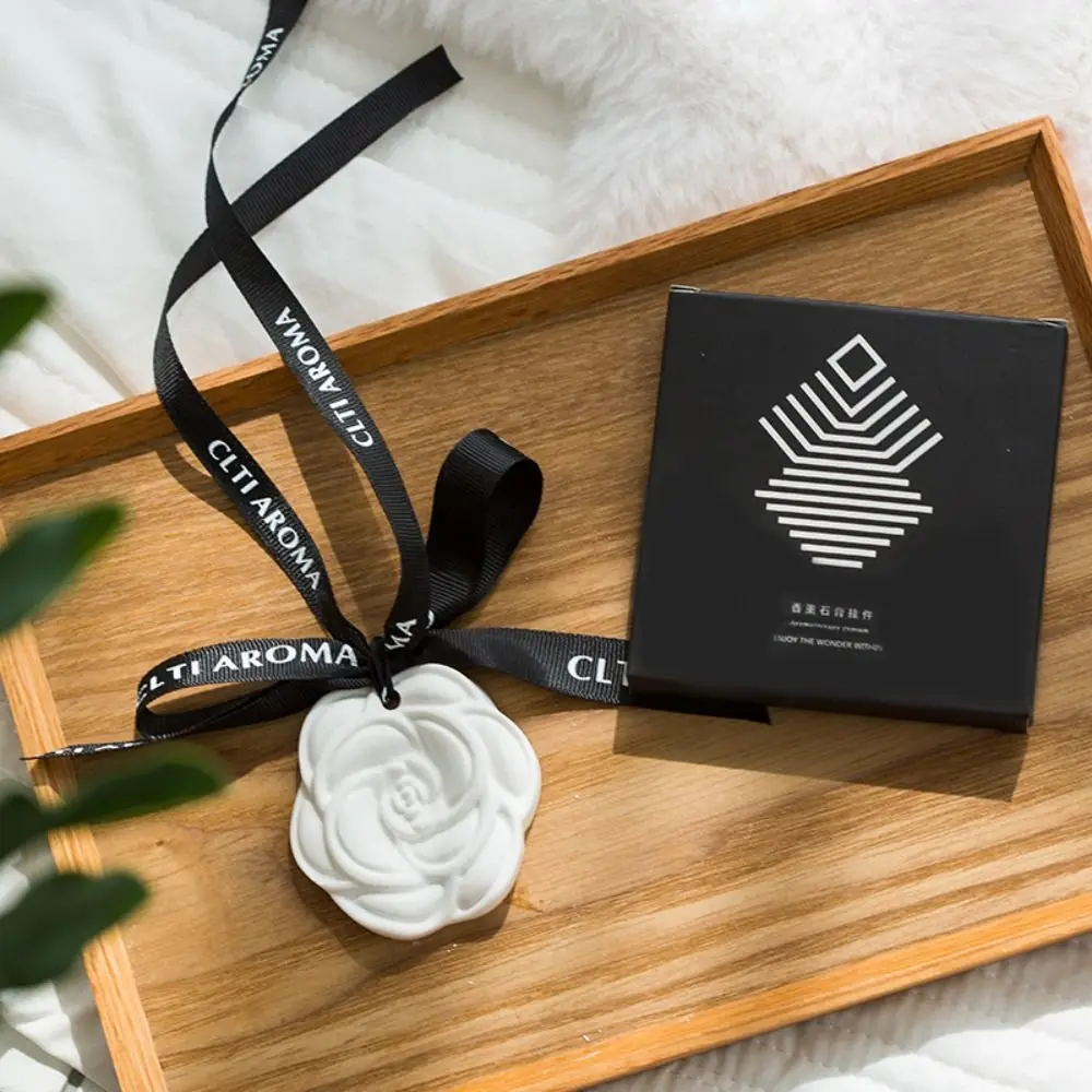 Car Pendant Solid Air Purifying Balm Aromatherapy Plaster Wax Tablet Wardrobe Deodorizer Aromatic Air Freshener Long-lasting