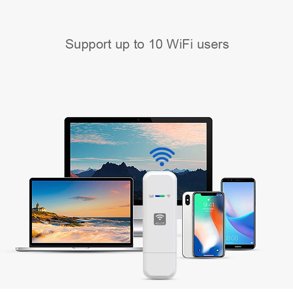 LDW931 4G WiFi Router Nano SIM Card Portable Wifi LTE USB Modem Pocket Hotspot Antenna WIFI Dongle for Laptop Network - купить по