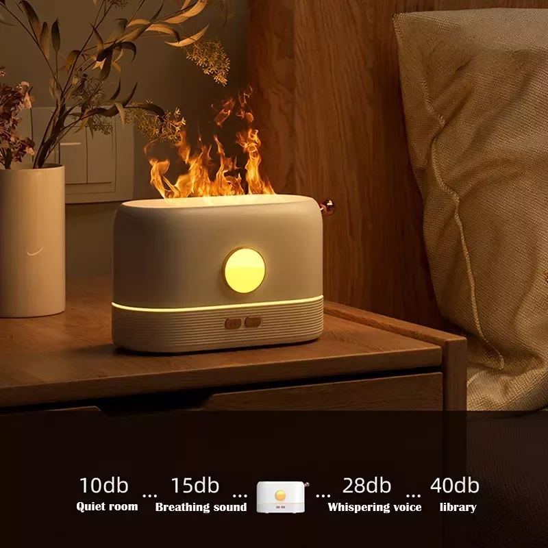 

Новинка, диффузор, увлажнитель воздуха с эффектом пламени, ультразвуковой аппарат для создания тумана, эфирное масло, для дома, спальни, офи...