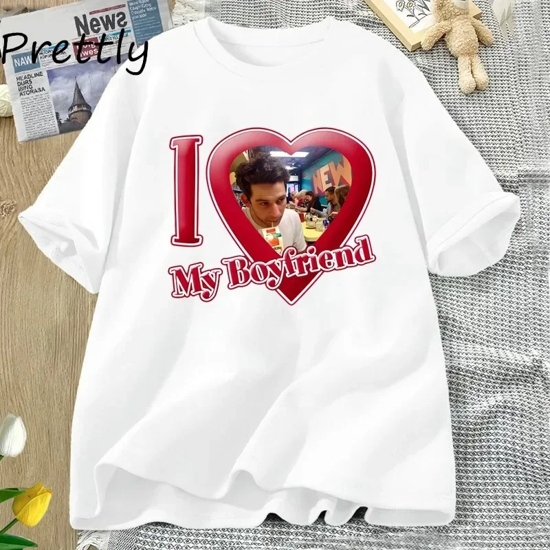 Женская хлопковая футболка с коротким рукавом принтом