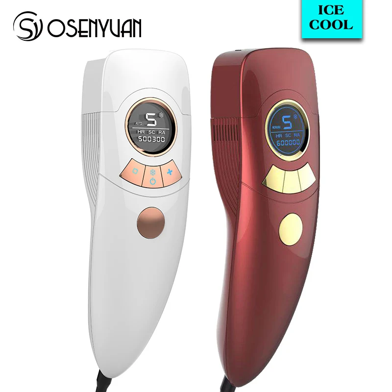 

Osenyuan FZ607 IPL Hair Removal Professional 600000 Flashes Laser Hair Remover Home Use Permanent Epilator For Women