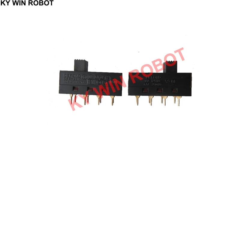 

4PCS/LOTS DSE-2310 Hong Kong Tip Pin 8 Pin 3-Position Toggle Switch Hair Dryer Slide Switch 10A250V
