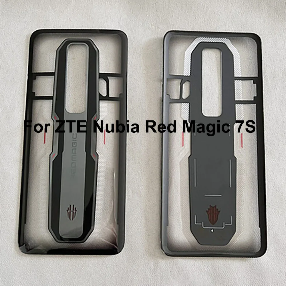 Back Glass Rear Cover For Nubia Red Magic 7S Battery Door Housing case back cover For ZTE Nubia RedMagic 7 S Parts