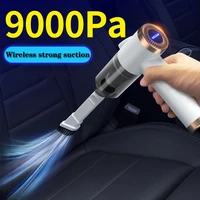 9000pa wireless car vacuum cleaner cordless handheld auto vacuum home car dual use mini vacuum cleaner with built in battrery