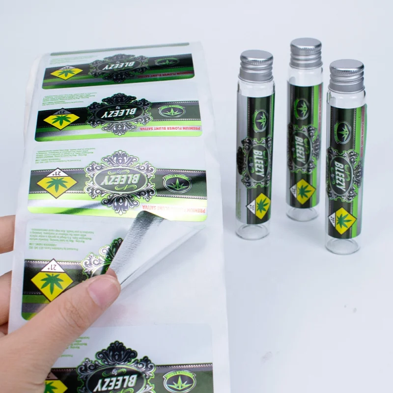 20 0 шт. на заказ высококачественная наклейка флакон клейкая блестящая серебряная