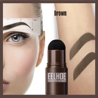 2022 professional brow one step shaping kit stamp set makeup stick hairline contour waterproof tint stencil eyebrow template