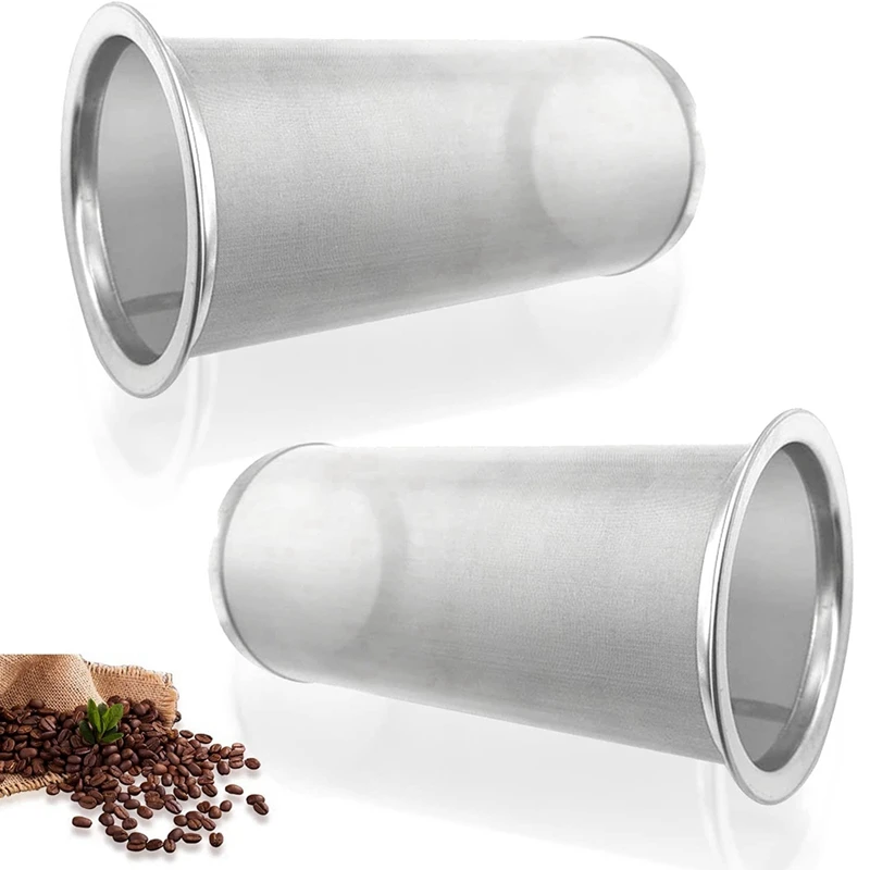 BEAU-2 шт. Ситечко для холодного заваривания многоразовый сетчатый фильтр кофе