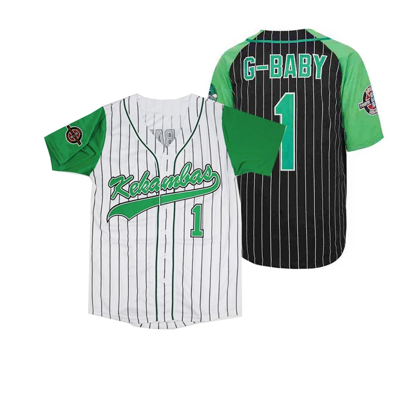 Baseball Jersey USA Kekambas 1 G-Baby Evans jerseys Sewing Embroidery High Quality Sports Outdoor White Black 2023 New
