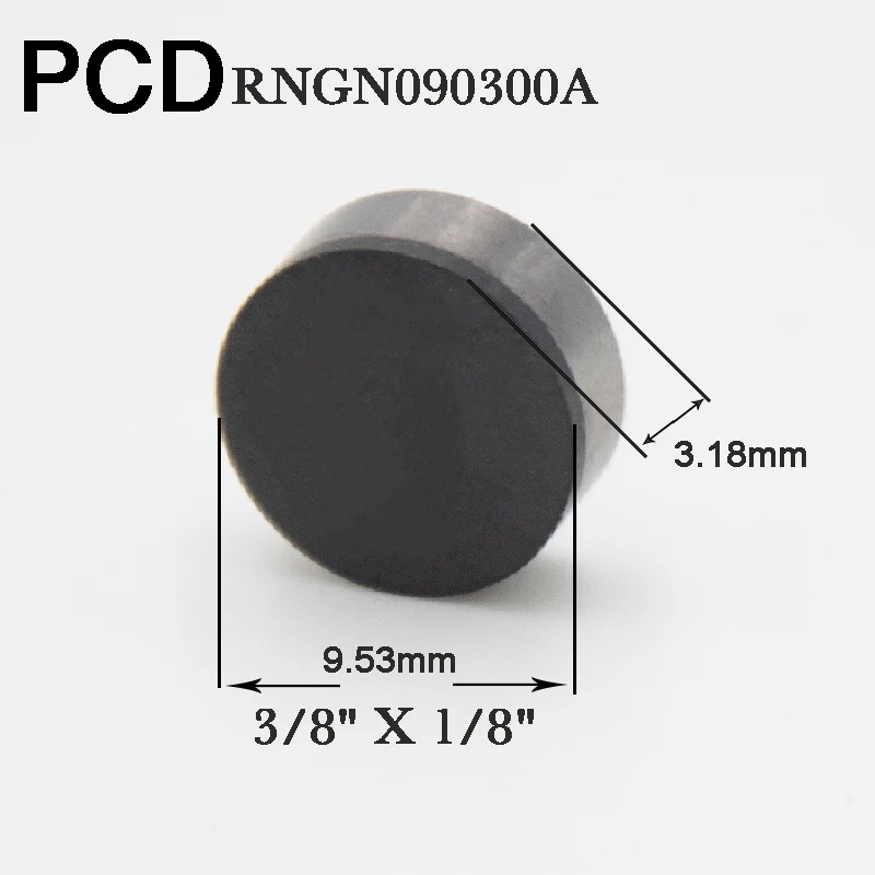 

Пластины для повторной обработки цилиндра Токарная пластина двигателя PCD Diamond CBN PCBN RNGN 120400 A для фрезы 10 мм, 12 мм, держатель для фрезерования