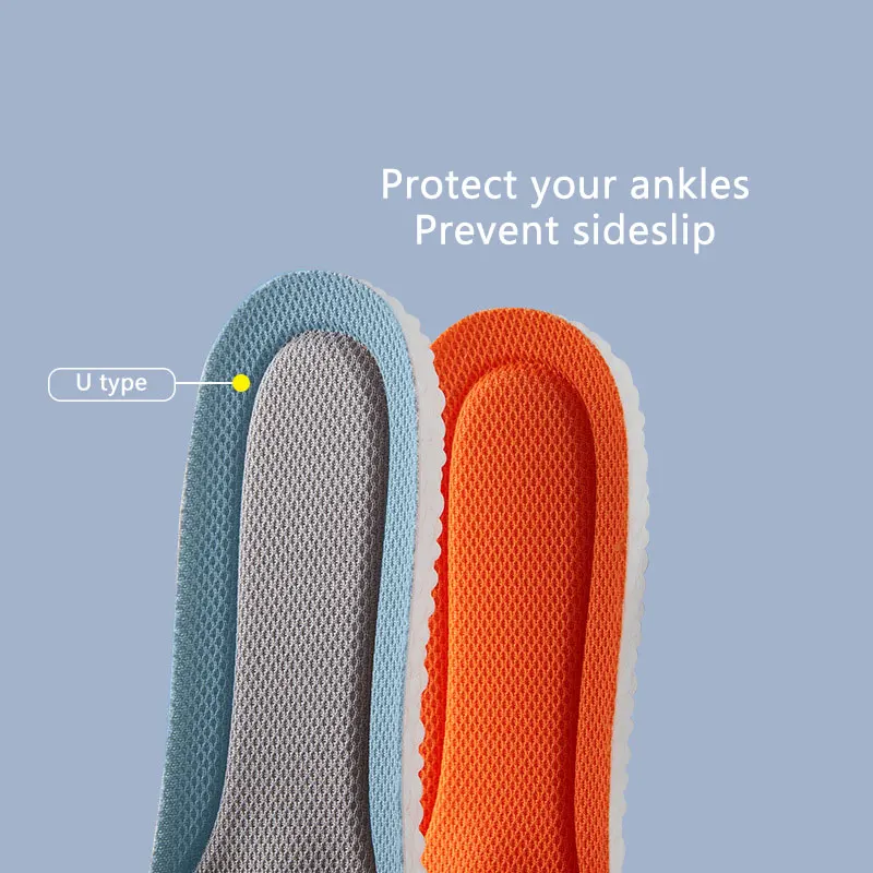 Boost insoles super soft step on feeling sports shock absorption breathable sweat absorption odor and pain high elasticity