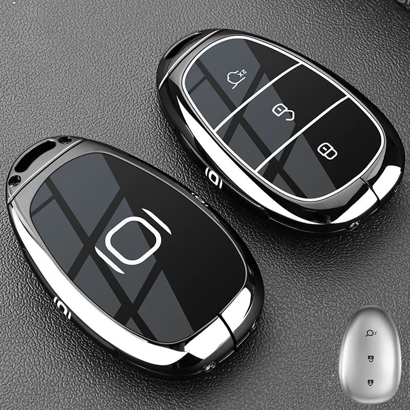 

Для Changan Qiyuan Q07 Защитный чехол для ключей 2025 Origin e07 Anti Loss Q07 PLUS Bluetooth Чехол для автомобильного ключа с пряжкой