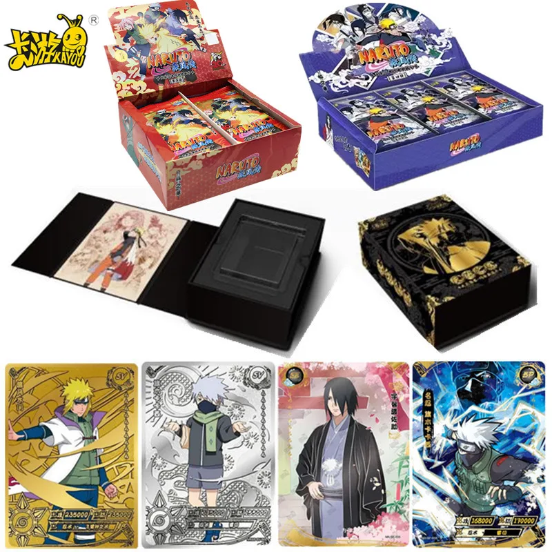 

New KAYOU Naruto Card Uzumaki Naruto Sasuke BP SV SE Collection Card Gift Box Inheritance Heaven and Earth Scroll Refill Box