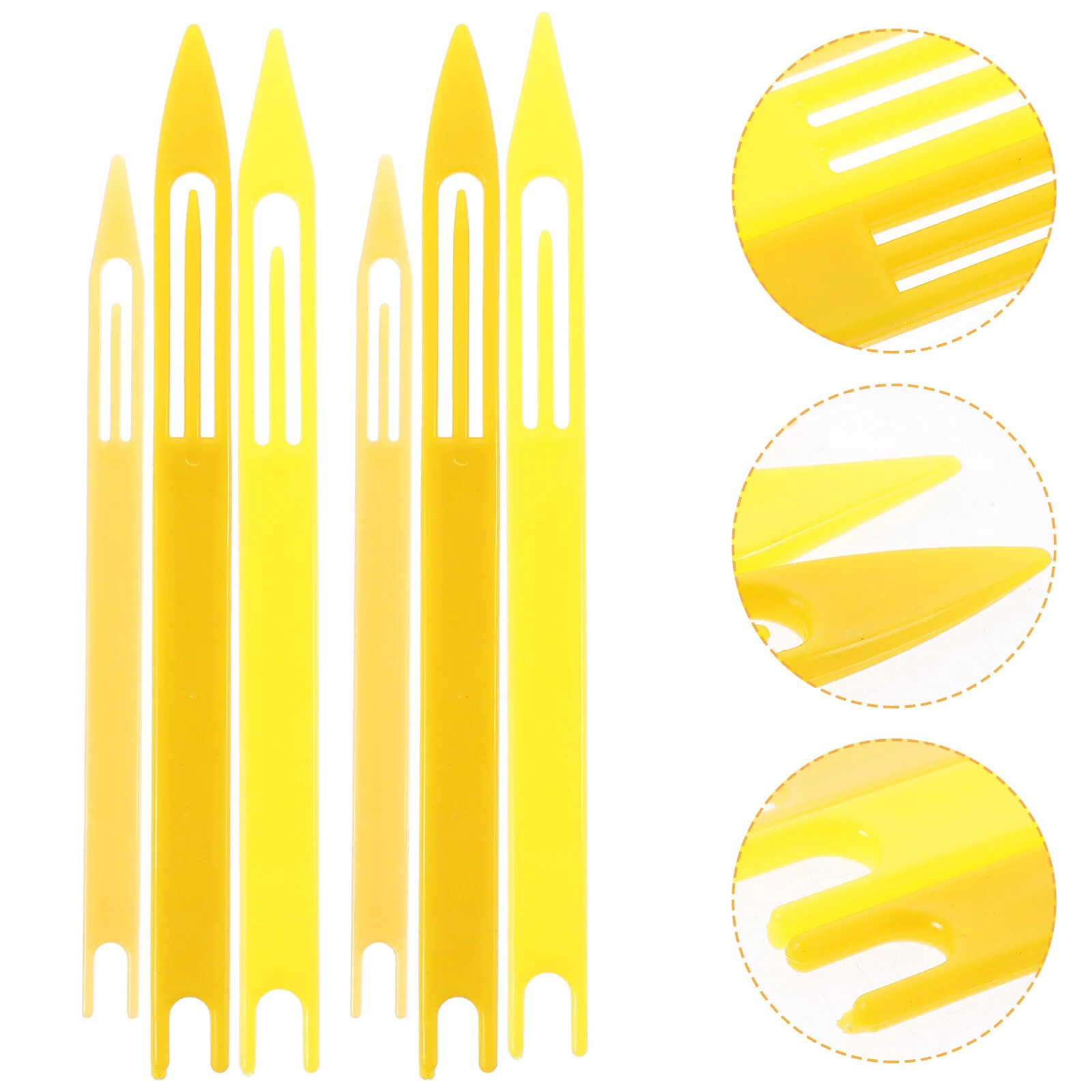 

20 Pcs Mending Shuttle Braid Accessories Netting Needle Fishing Repair Shuttles Knitting Tool Plastic