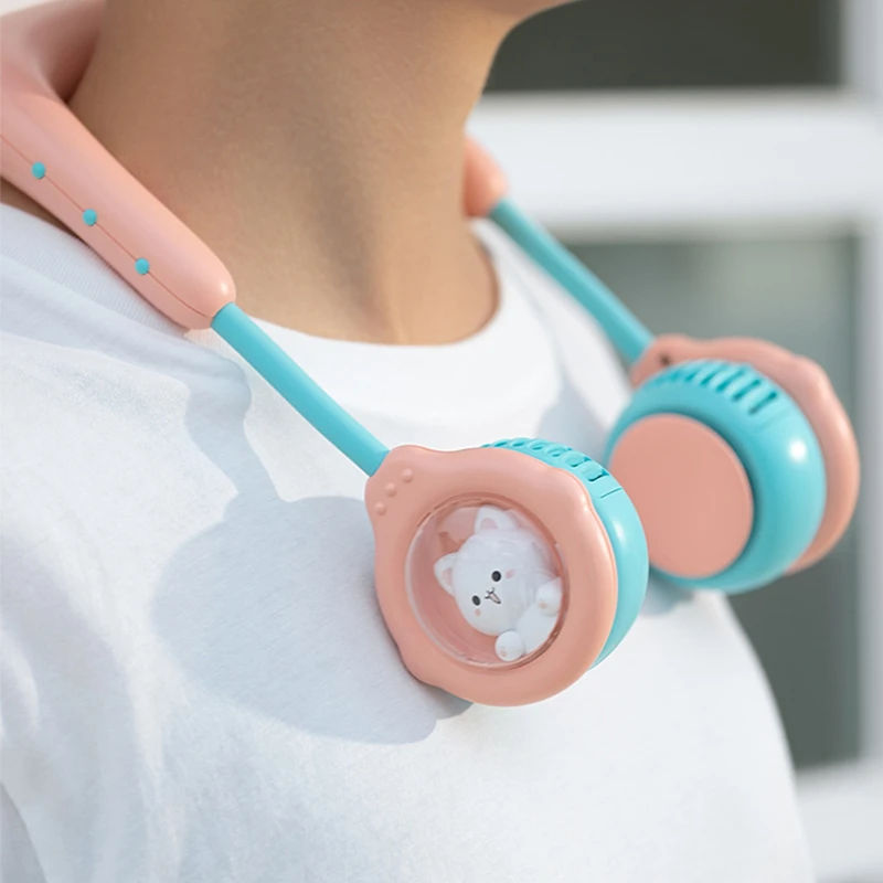 

вентилятор,вентилятор на шею,вентилятор usb,подвесной шейный вентилятор для детей и взрослых без лопасти, бесшумный мини-вентилятор, 4800 мАч, Перезаряжаемый USB-вентилятор с длительным сроком службы батареи