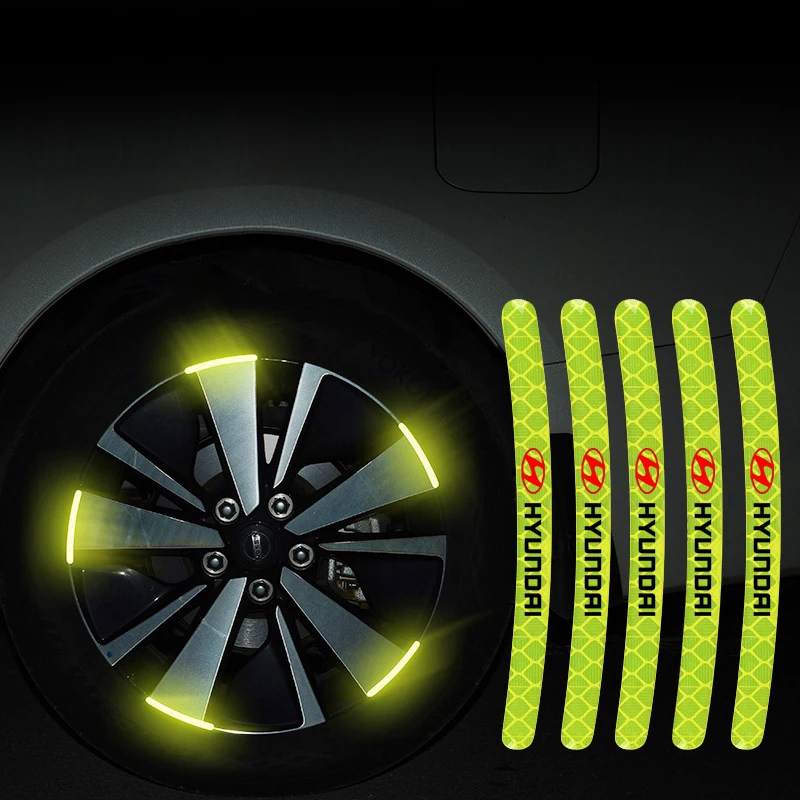 20 шт. декоративные светоотражающие наклейки на автомобильные колеса Solaris ix35 i20 i30