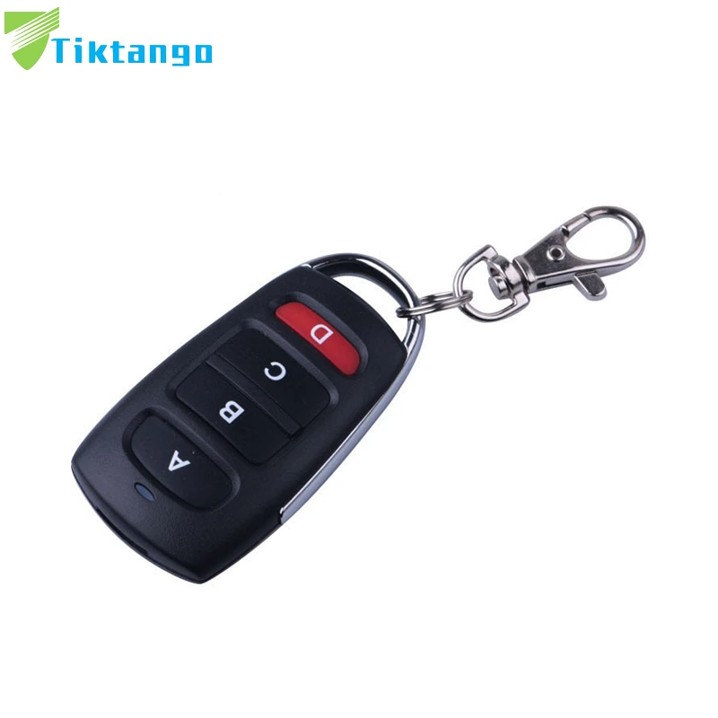 

Tiktango RF Remote Control Key 433mhz Transmitter Cloning Duplicated Copy learning fix rolling code for Electric Garage Door Car