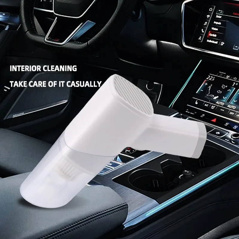 Мощный портативный автомобильный пылесос беспроводной ручной