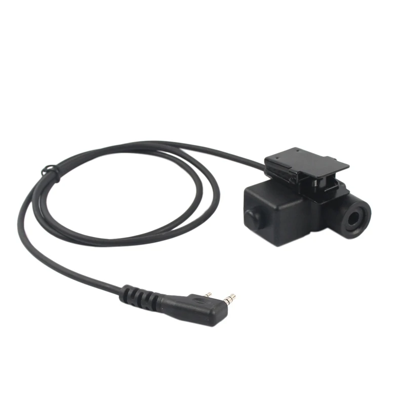 

TK U94 PTT Walkie Talkie Microphone Neck Throat Mic Earpiece Radio